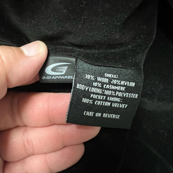 Kenneth Cole New York Womens Double Breasted Longline Wool Cashmere Blend Coat - Picture 6 of 7